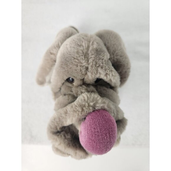 Vintage Wrinkles Dog Plush Stuffed Animal Ganz Bros 1984 80s Beige 354078 - Picture 7 of 11